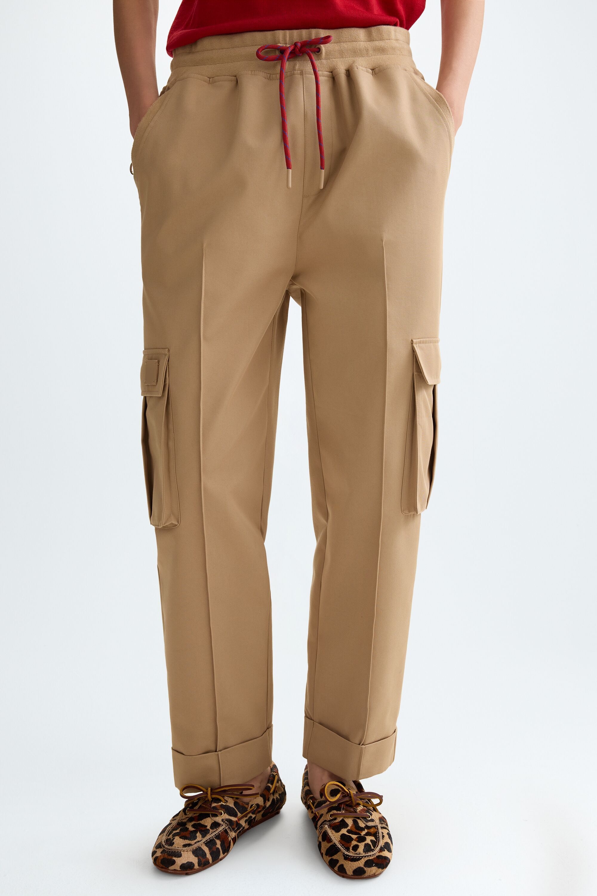Cotton cargo trousers