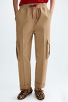 Cotton cargo trousers
