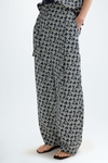 Print twill cargo trousers