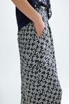 Print twill cargo trousers