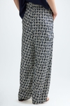 Print twill cargo trousers