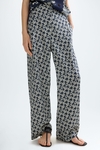 Print twill cargo trousers