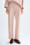 Crepé slim-leg trousers