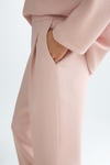 Crepé slim-leg trousers