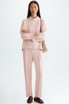 Crepé slim-leg trousers