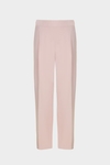 Crepé slim-leg trousers