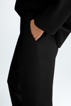 Crepé slim-leg trousers