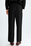 Crepé slim-leg trousers