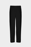 Crepé slim-leg trousers