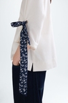 Jersey straight-fit t-shirt with print scarves