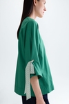 Jersey straight-fit t-shirt with print scarves