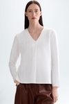 Interlock Origami jacquard straight-fit t-shirt