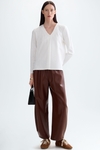 Interlock Origami jacquard straight-fit t-shirt