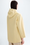 Hooded fleece straight-fit sweatshirt