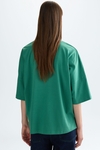 Print jersey oversize t-shirt