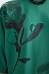 Print jersey oversize t-shirt
