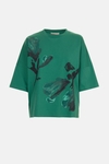 Print jersey oversize t-shirt