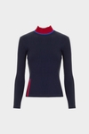Ribbed knit fitted top