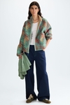 Straight-fit reversible shearling and neoprene jacket