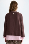 A-line bicolour double T-Shirt