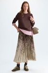 A-line bicolour double T-Shirt