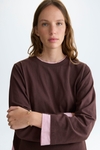 A-line bicolour double T-Shirt
