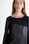 Combined straight-fit t-shirt