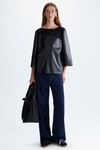 Combined straight-fit t-shirt