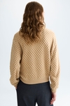 Straight-fit gingham teddy bomber jacket