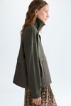 Origami Oversize fleece nylon sweatshirt