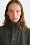 Origami Oversize fleece nylon sweatshirt