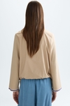 Stretch knit technical bomber jacket
