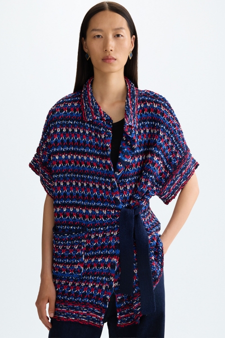 WEAVE OVERSIZE-FIT GILET