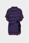 Weave oversize-fit gilet