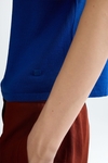 Merino wool short-sleeved sweater