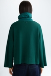 Origami quilted technical fabric knit jacket