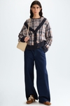 Cárdigan corto oversize jacquard