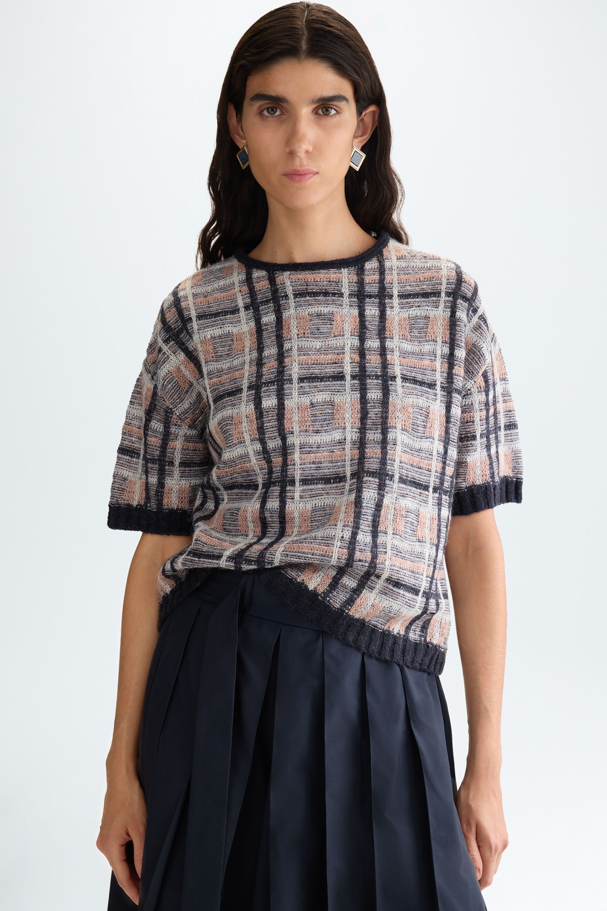 Top recto jacquard - MULTICOLOR