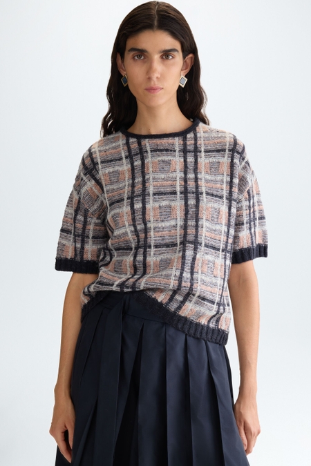 JACQUARD STRAIGHT-FIT TOP