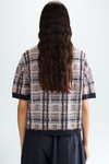 Jacquard straight-fit top