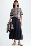 Jacquard straight-fit top