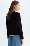 Chaqueta recta punto stretch nylon acolchado