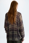 Chequered Mohair Oversized Sweater