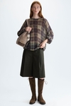 Chequered Mohair Oversized Sweater