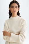 Wool straight-fit mock-neck sweater