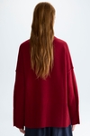 Wool straight-fit mock-neck sweater