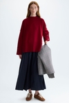 Wool straight-fit mock-neck sweater
