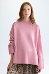 Wool straight-fit mock-neck sweater