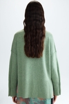 Wool straight-fit mock-neck sweater