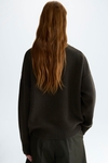 Diamond intarsia oversize sweater